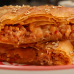 κοτόπιτα με πιπεριές φλωρίνης