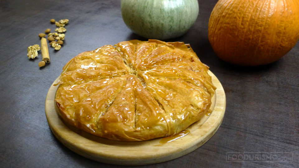 γλυκιά κολοκυθόπιτα sweet pumpkin pie