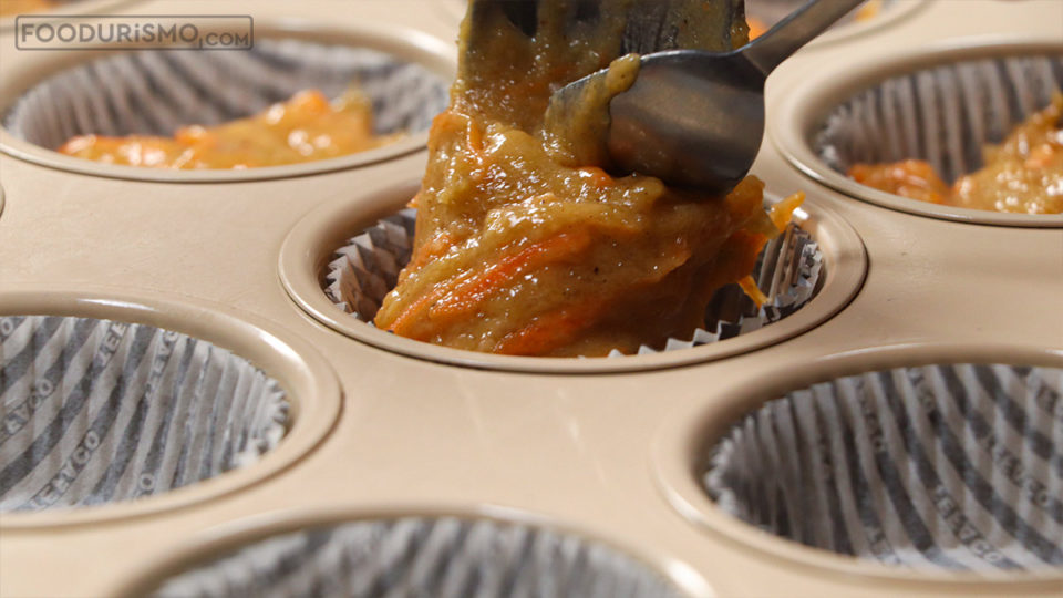 cupcakes μείγμα στη φόρμα
