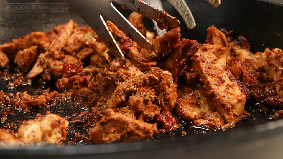 cooked chicken gyros