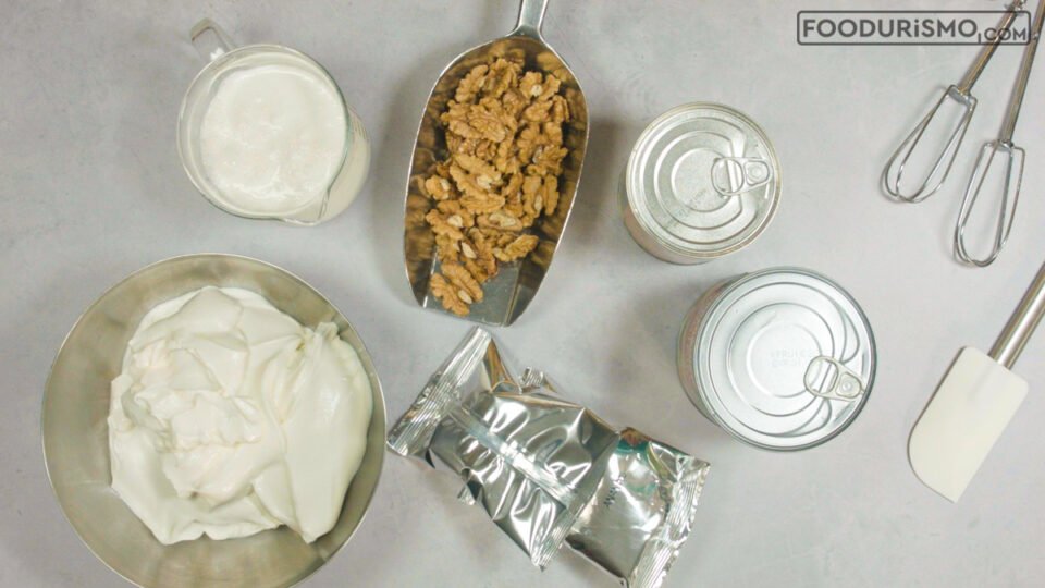 ingredients for yogurt dessert