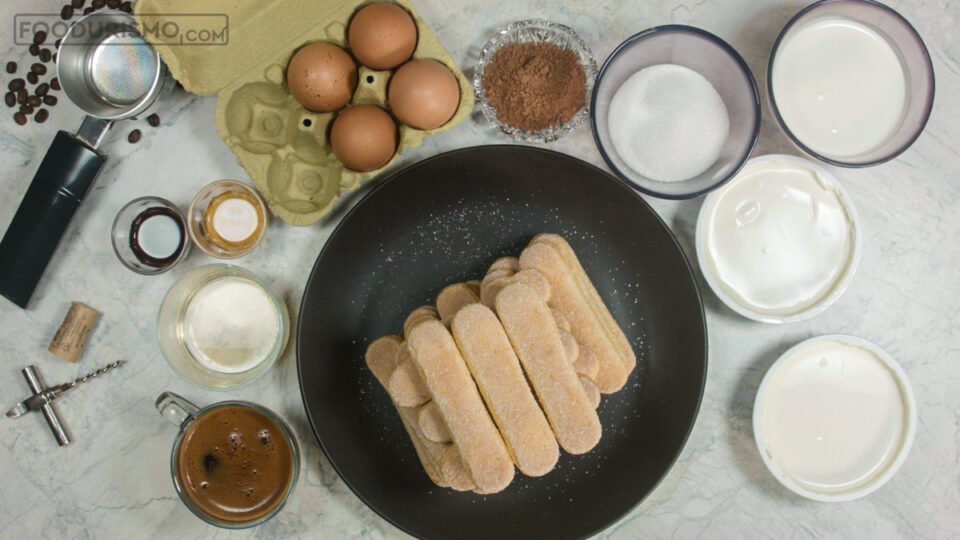 ingredients for tiramisu