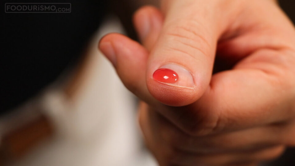 syrup on the thumbnail