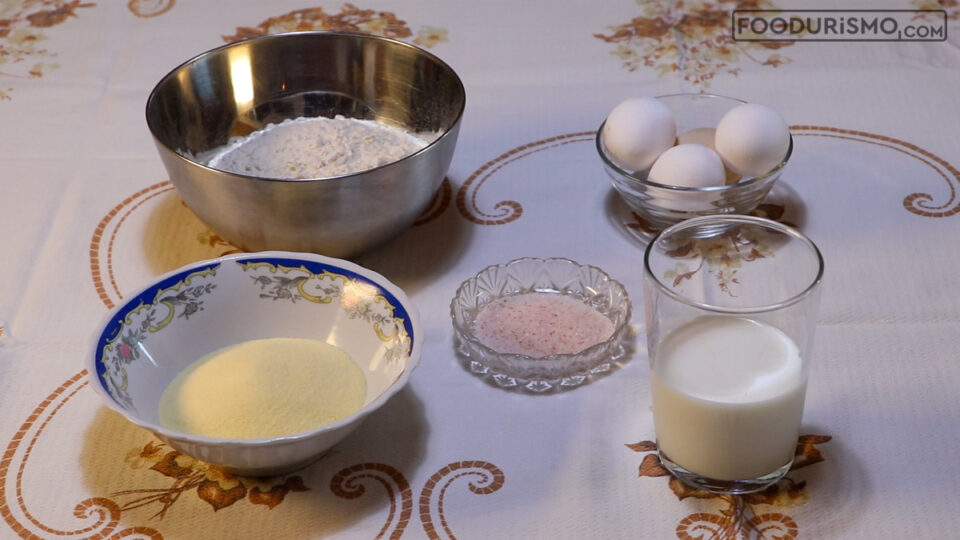 ingredients for homemade hilopites