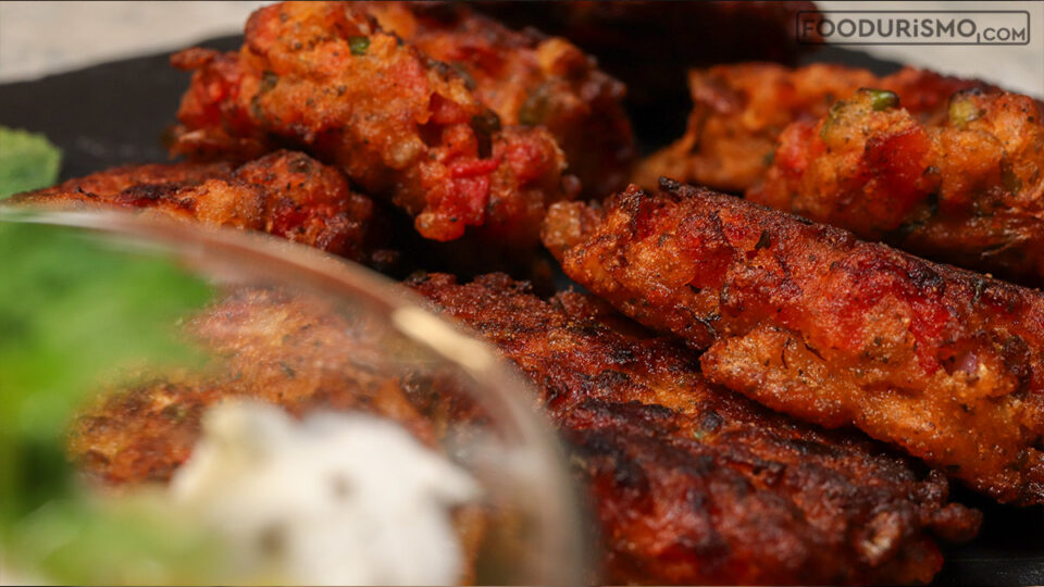 tomato fritters yogurt