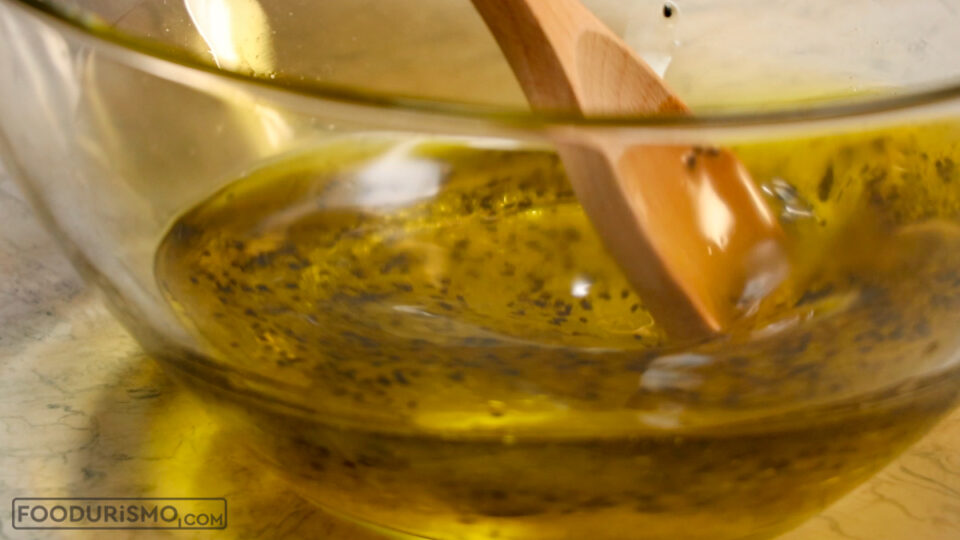 oil wine and nigella seeds