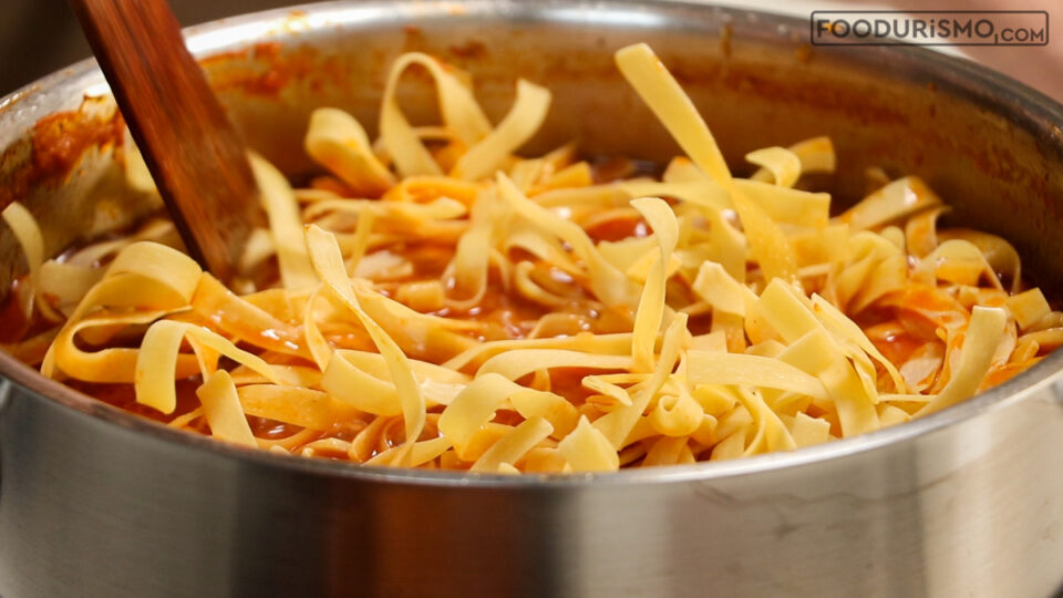 hilopites in the sauce