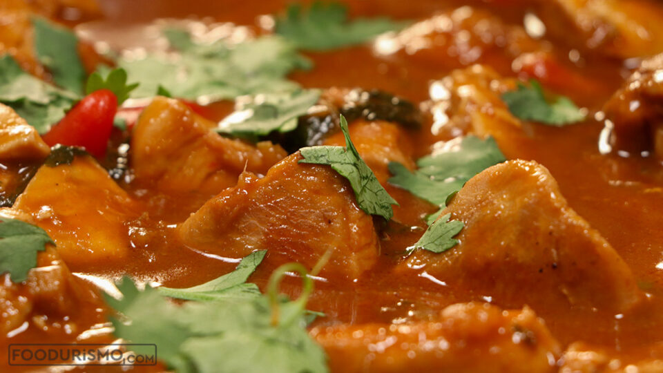 coriander on the chicken