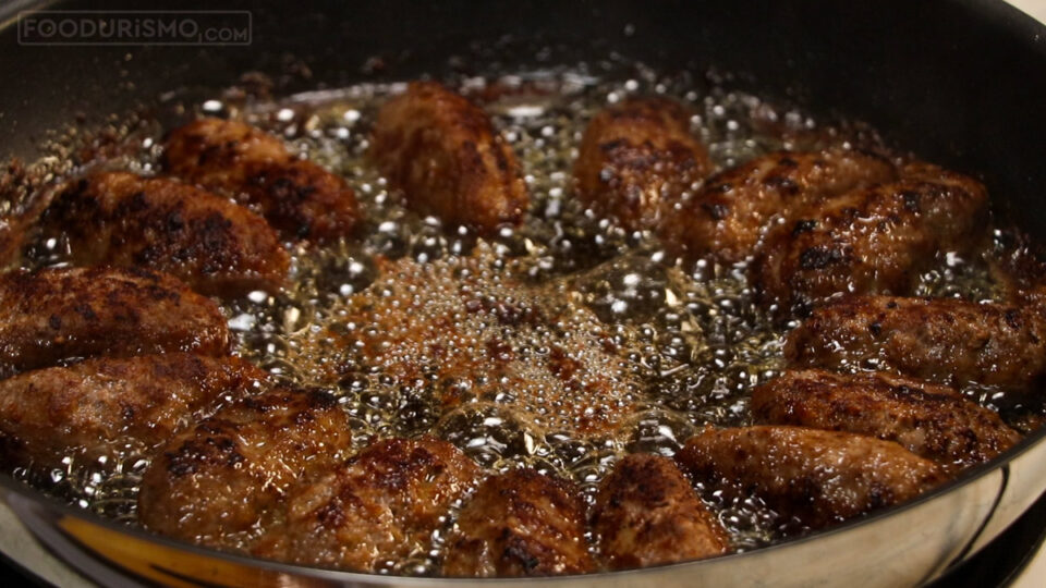 browning the Politiki soutzoukakia