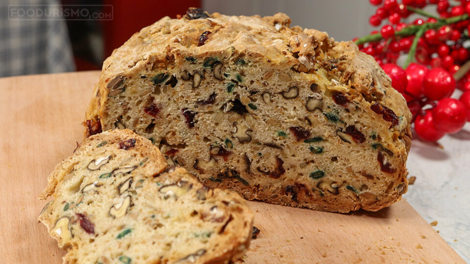 εορταστικό εύκολο ψωμί