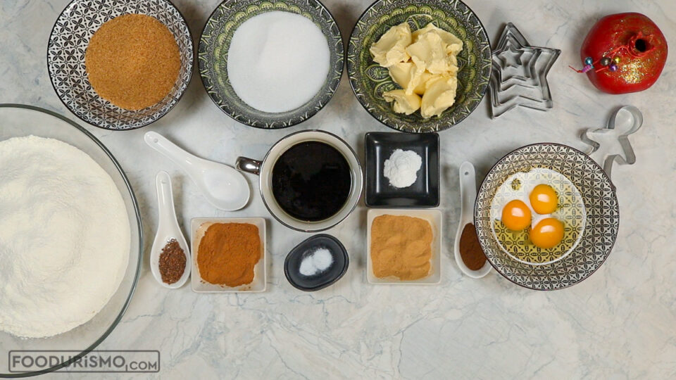 υλικά για το gingerbread house