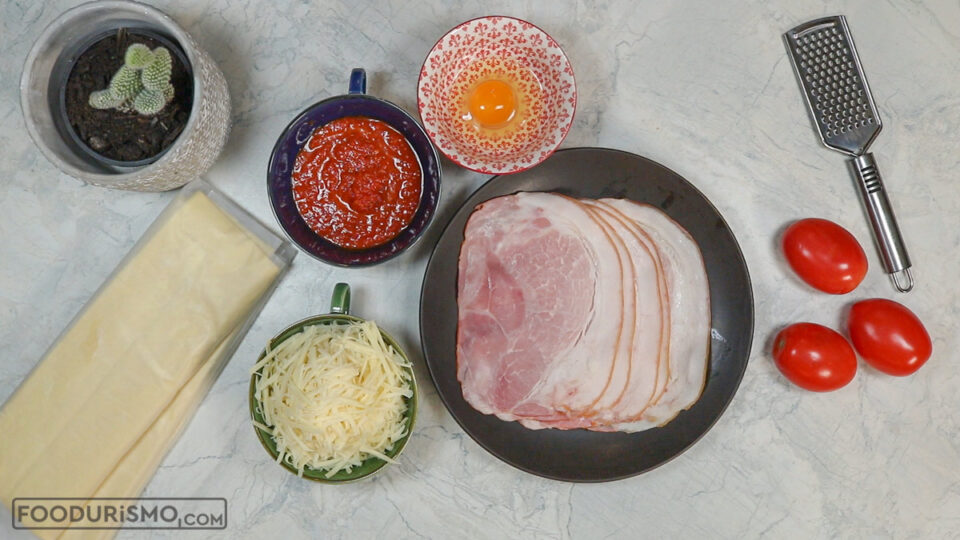 ζαμπονοτυρόπιτα υλικά