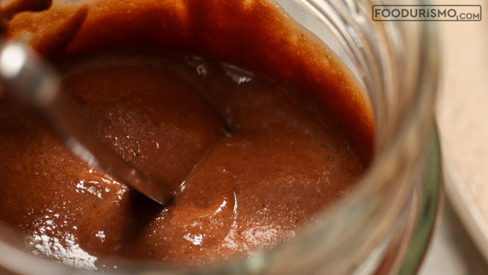 κοντινό στο βάζο με το άλειμμα